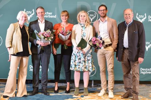 Journalistenpreisträger 2019 anlässlich des Bundesjägertages in Berlin