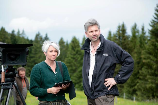 Regisseurin Alice Agneskirchner mit Kameramann Johannes Imdahl.