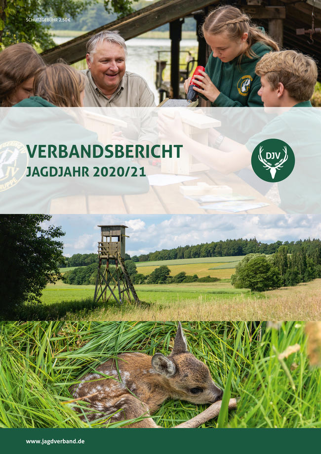 Der DJV hat jetzt seinen Verbandsbericht für das Jagdjahr 2020/21 (1. April bis 31. März) veröffentlicht.