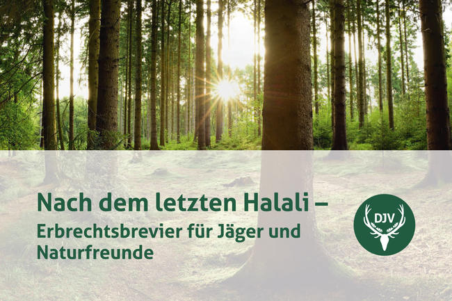 Mit Vermächtnissen oder Schenkungen Natur- und Artenschutzprojekte der Jägerschaft unterstützen.