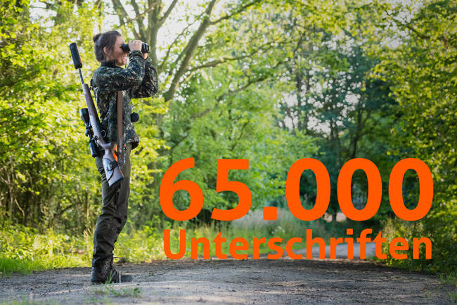 Bereits über 65.000 Menschen haben die BZL-Petition gegen Waffengesetzverschärfungen unterzeichnet.