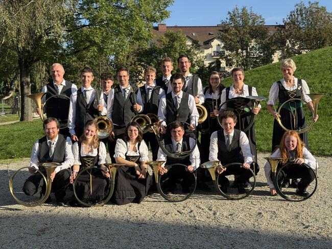 Unter der musikalischen Leitung von Meike Unger wurde "Das Große Freie" Vize-Europameister in der Stimmung Es.