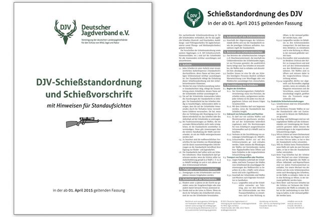 Die neue DJV-Schießstandordnung und -Schießvorschrift.