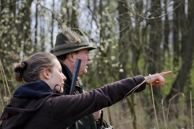 Jäger auf der Jagd