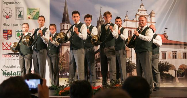 Die Thüringer Jagdhornbläser aus Ottmannshausen sind die Gewinner in der Klasse "Es"