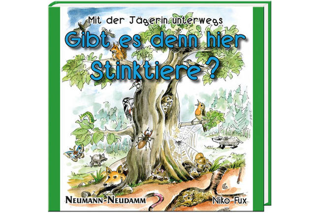 Gibt es denn hier Stinktiere? Ein Kinderbuch von Niko Fux.