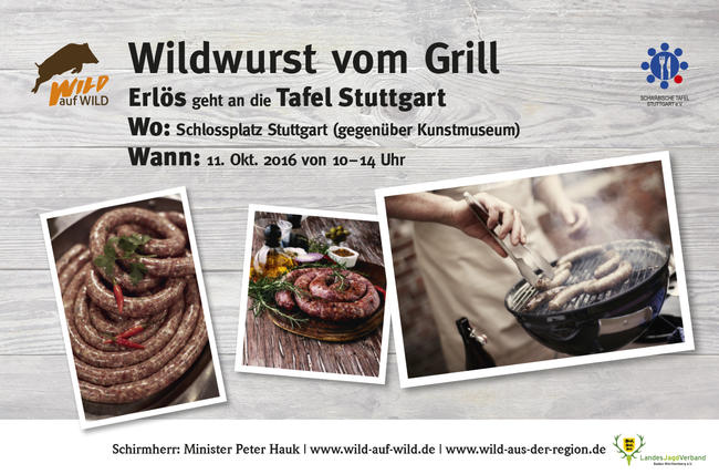 Wildgrillen für einen guten Zweck.