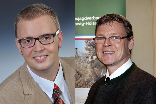 Die neue Geschäftsführung der LJV Schleswig-Holstein und Rheinland-Pfalz: Marcus Börner (l.) und Andreas Schober (r.) 