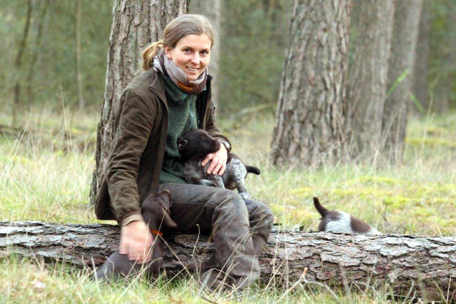 Die Hundeausbildung ist die große Leidenschaft von Revierjagdmeisterin Anja Blank