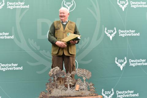 Wilhelm Cordes gewinnt mit 343 Punkten die Gesamtwertung der DJV-Bundesmeisterschaft 2019. (Quelle: Quante/DJV)
