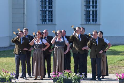 Bundeswettbewerb Jagdhornblasen 2023: Jagdhornbläserkorps Hegering Kronsberg