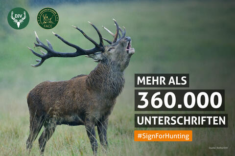 #SignForHunting: 360.000 Unterschriften