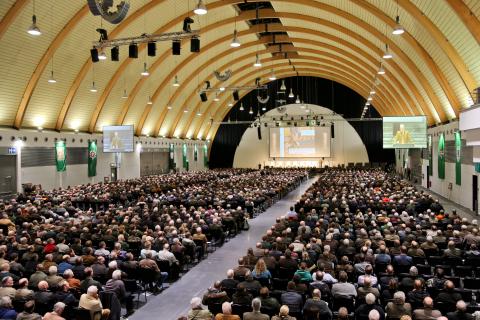 Über 3.000 Jäger kamen nach Bielefeld (Quelle: DJV)