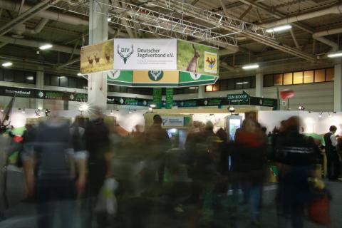 Messeauftritt des DJV auf der IGW 2015 (Quelle: Grimm/DJV)