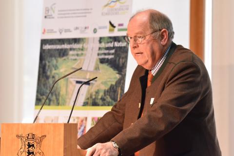 Hartwig Fischer auf der Fachtagung Lebensraumkorridore für Mensch und Natur in Berlin