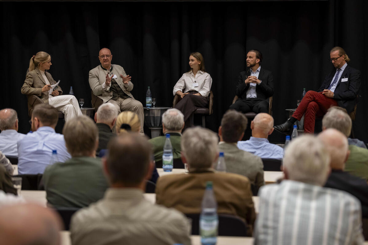 Bundesjägertag 2026: Podiumsdiskussion zu Jagdethik. (Quelle: Jona/DJV)