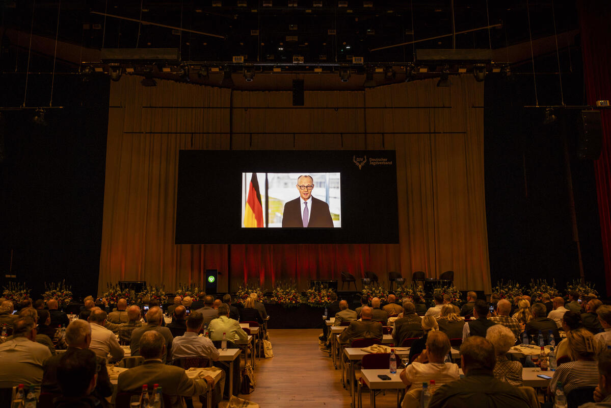 Bundeskanzler Friedrich Merz: Die geplante Überprüfung des Waffenrechts soll den legalen Waffenbesitz von Jägern nicht unnötig verkomplizieren. (Quelle: Jona/DJV)