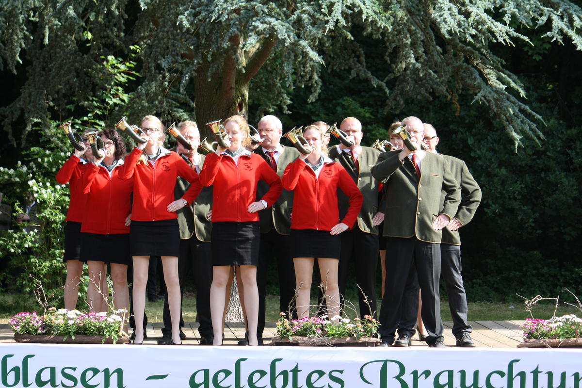 Die Bläsergruppe aus Ahlen belegte den 3. Platz in der Klasse A. (Quelle: DJV)