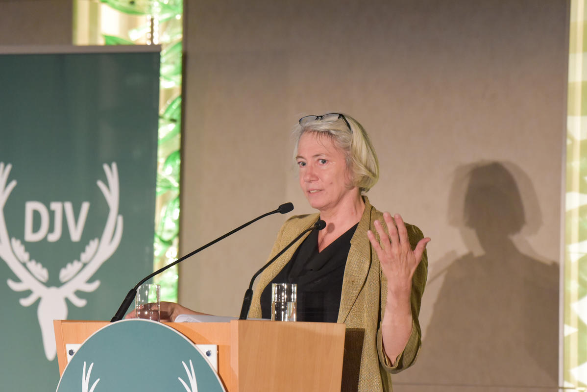 Laudatorin des Journalistenpreises 2019: Regisseurin Alice Agneskirchner (Quelle: Kapuhs/DJV)