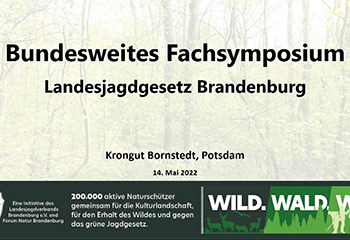 Fachsymposium zum Landesjagdgesetz Brandenburg